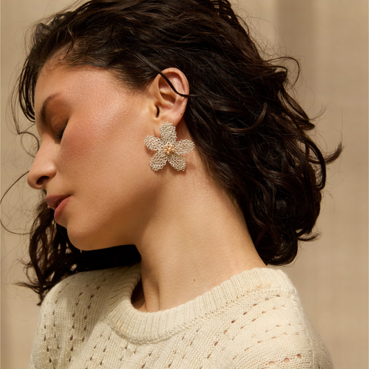 Stud Flower Earrings